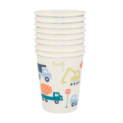 Construction Cups (8pk)