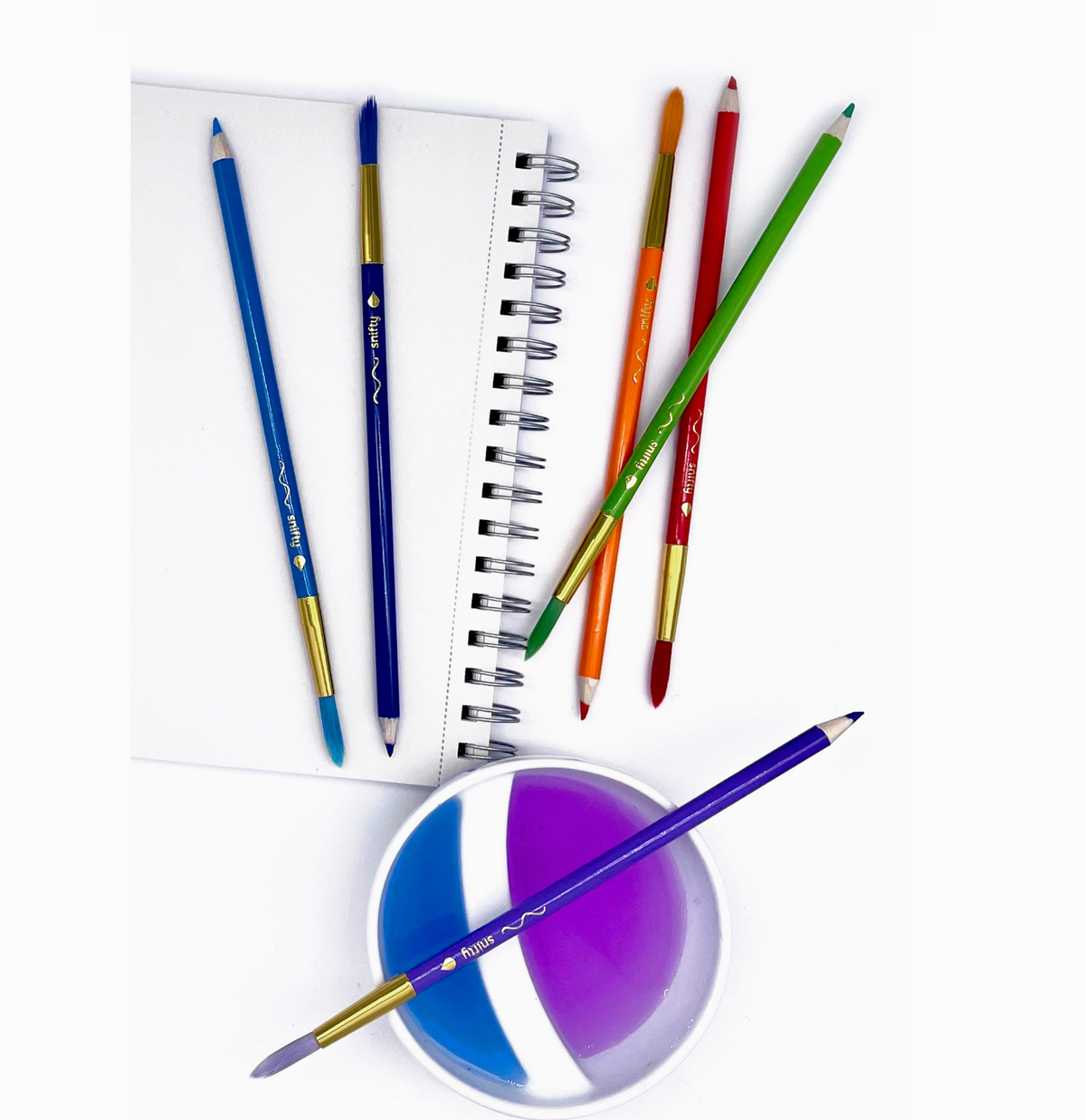 COLORBRUSH - watercolor 
pencil/paintbrush