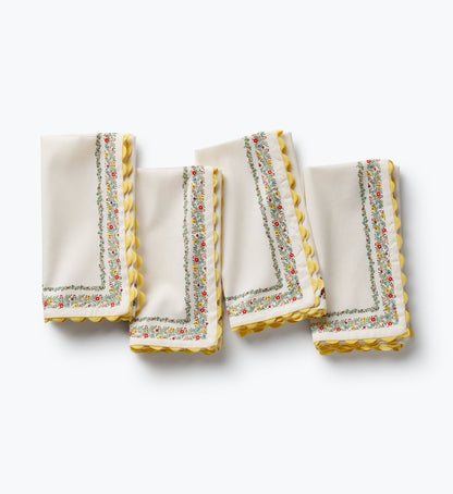 Cotton Napkin Set - Rosette