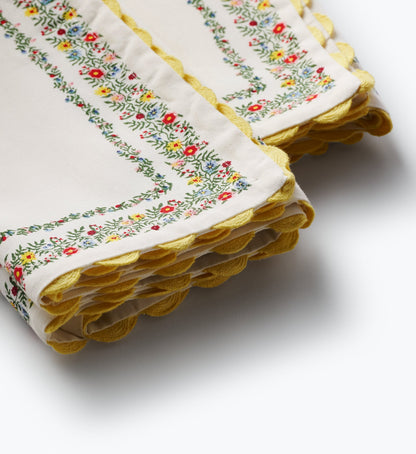 Cotton Napkin Set - Rosette