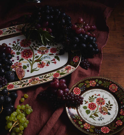Large Porcelain Serving Platter - Gracie