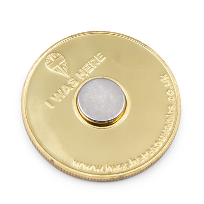 Tower Bridge Gold Medal Coin Fridge Magnet