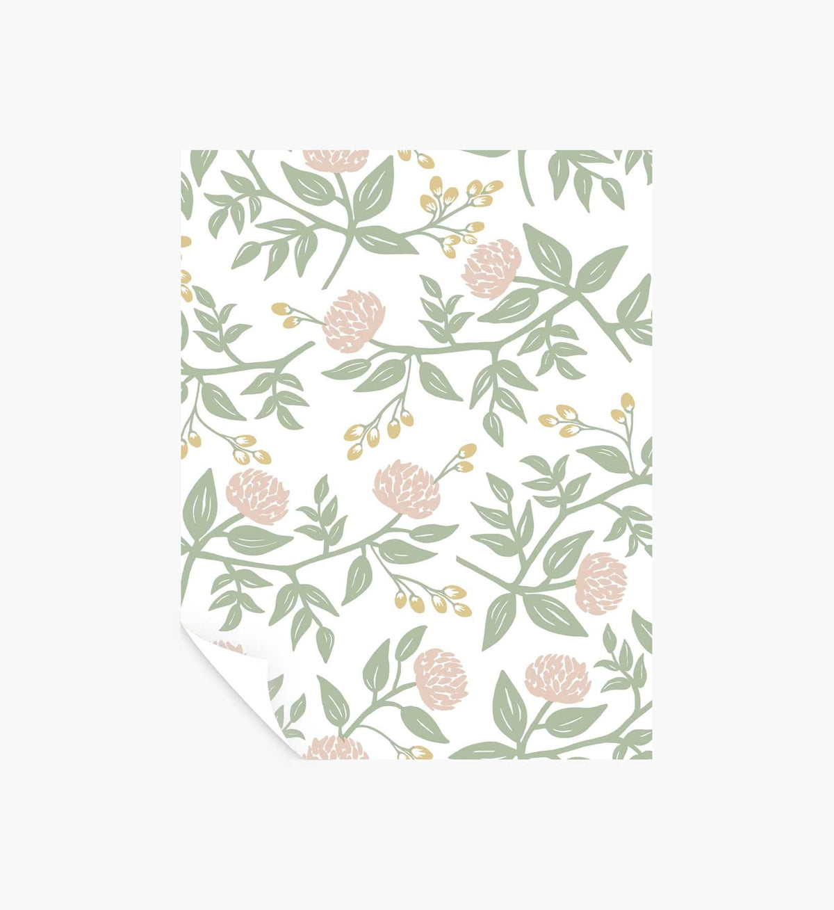 Peonies Peel & Stick Wallpaper Sample - Blush