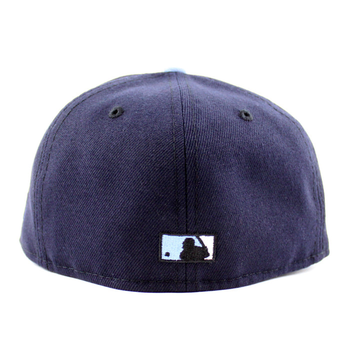 Anaheim Angels 40th Anniversary New Era 59Fifty Fitted Hat (GITD Blue Sky Blue Aqua Under Brim)