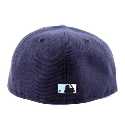 Anaheim Angels 40th Anniversary New Era 59Fifty Fitted Hat (GITD Blue Sky Blue Aqua Under Brim)