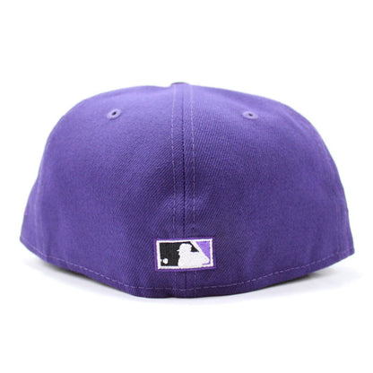 Arizona Diamondbacks 2001 World Series New Era 59Fifty Fitted Hat (Purple Pink Under Brim)