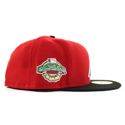 Arizona Diamondbacks 2001 World Series New Era 59Fifty Fitted Hat (Scarlet Black Green Under Brim)