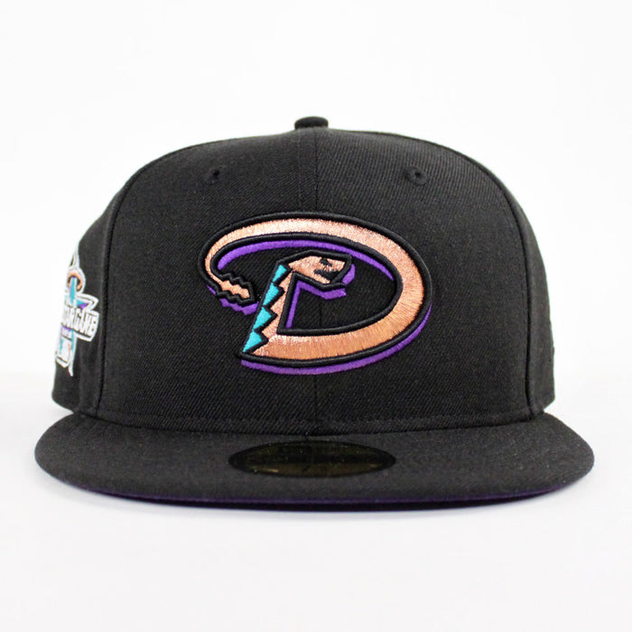 Arizona Diamondbacks 2010 All Star Game New Era 59Fifty Fitted Hat (Black Purple Under Brim)