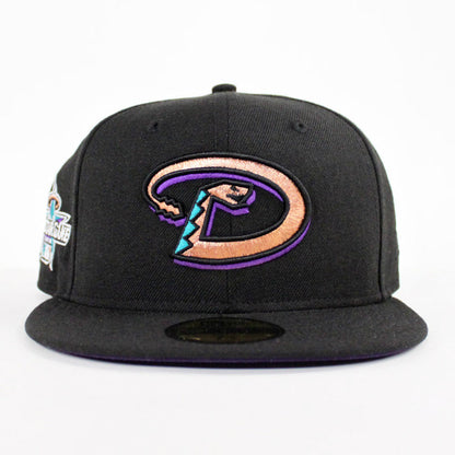 Arizona Diamondbacks 2010 All Star Game New Era 59Fifty Fitted Hat (Black Purple Under Brim)