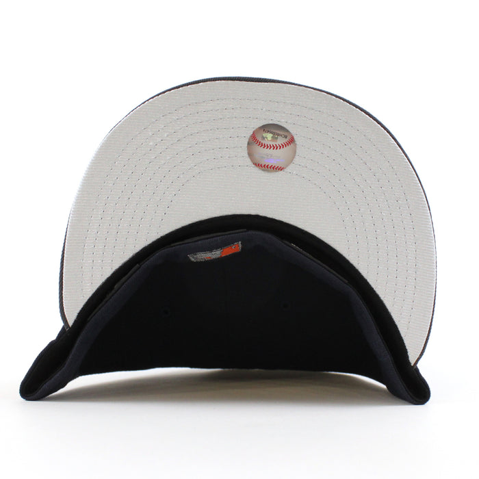 Arizona Diamondbacks (Los D backs) Arizona Born 25Th Anniversary New Era 59Fifty Fitted Hat (Chrome White Black Gray Under Brim)