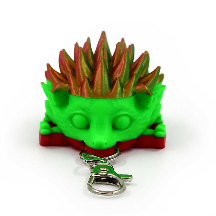 Green & Red & Multicolor Porcupine