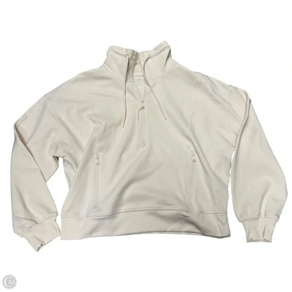 Athletic Jacket By Old Navy In Cream, Size: L