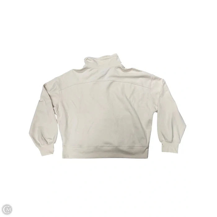 Athletic Jacket By Old Navy In Cream, Size: L