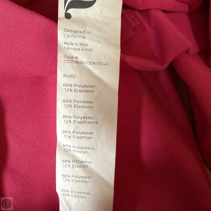 Athletic Leggings By Fabletics In Pink, Size: M