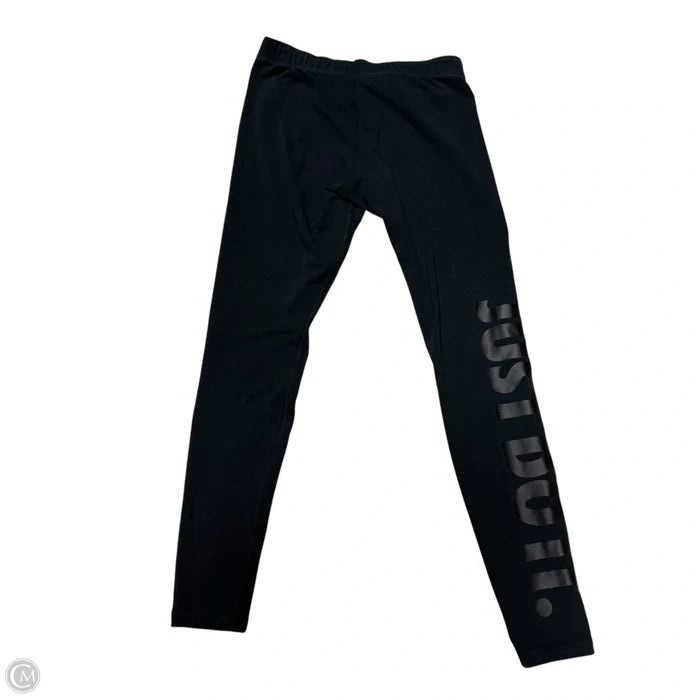 Athletic Leggings By Nike In Black, Size: M