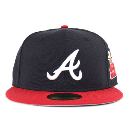 Atlanta Braves 2000 All Star Game New Era 59Fifty Fitted Hat (Navy Red Gray Under Brim)