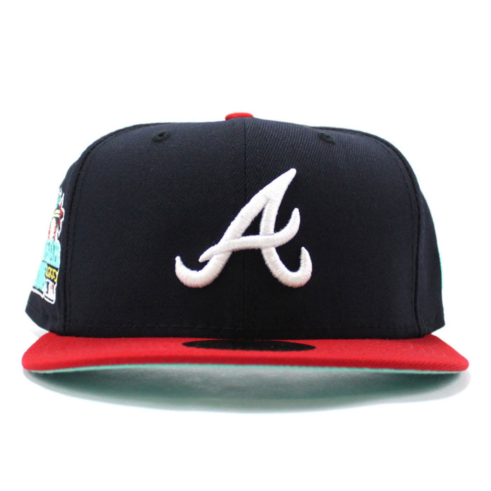 Atlanta Braves 2000 All Star Game New Era 59Fifty Fitted Hat (Navy Red Mint Under Brim)