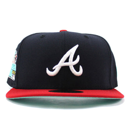 Atlanta Braves 2000 All Star Game New Era 59Fifty Fitted Hat (Navy Red Mint Under Brim)