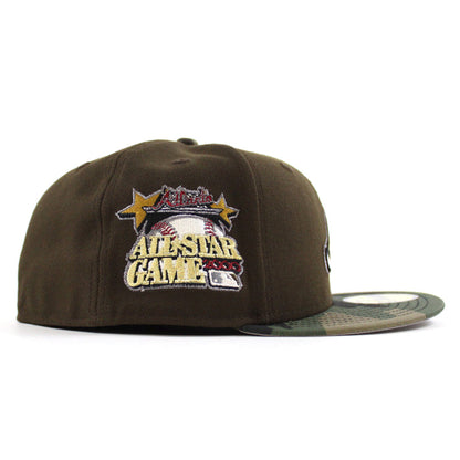 Atlanta Braves 2000 All Star Game New Era 59Fifty Fitted Hat (Walnut WoodLand Camo Gray Under Brim)