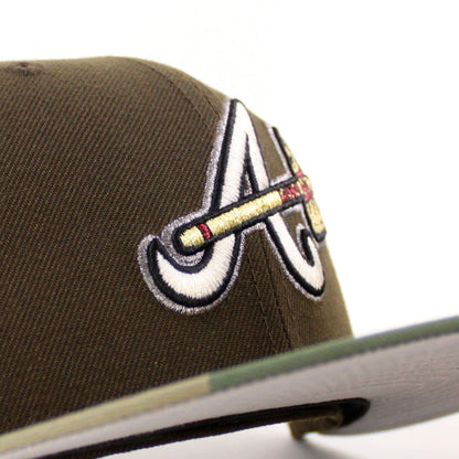 Atlanta Braves 2000 All Star Game New Era 59Fifty Fitted Hat (Walnut WoodLand Camo Gray Under Brim)