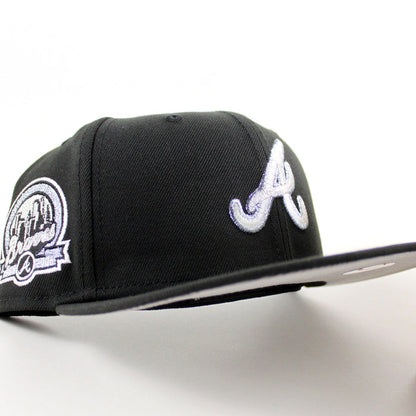 Atlanta Braves 40th Anniversary New Era 59Fifty Fitted Hat (Black Gray Under Brim)