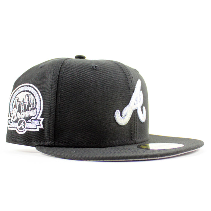 Atlanta Braves 40th Anniversary New Era 59Fifty Fitted Hat (Black Gray Under Brim)