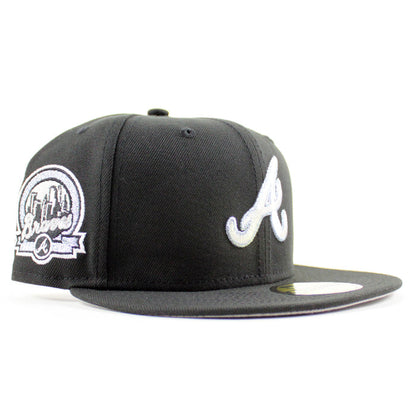Atlanta Braves 40th Anniversary New Era 59Fifty Fitted Hat (Black Gray Under Brim)