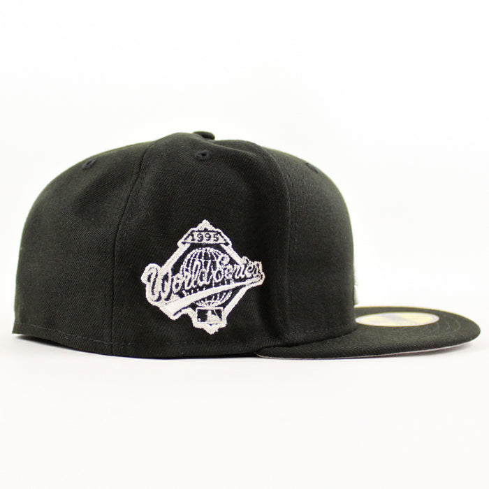 Atlanta Braves World Series New Era 59Fifty Fitted hat (Black White Gray Under Brim)