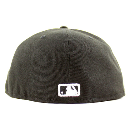 Atlanta Braves World Series New Era 59Fifty Fitted hat (Black White Gray Under Brim)