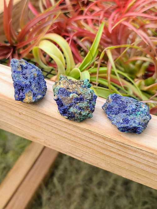 Azurite w/ Malachite Raw Stone