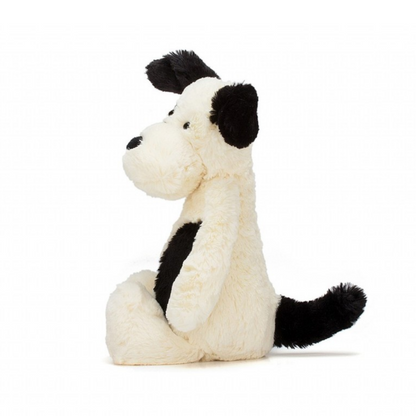 Bashful Black & Cream Puppy -medium