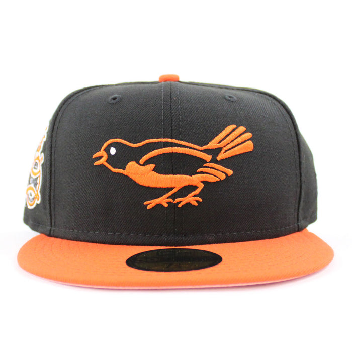 Baltimore Orioles 1958 All-Star Game 59Fifty New Era Fitted Hat (Black Orange Pink Under Brim)