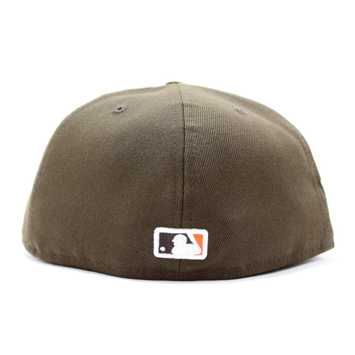 Baltimore Orioles 50TH Anniversary World Series Champs New Era 59Fifty Fitted Hat (Glow in the Dark Walnut Green Under Brim)
