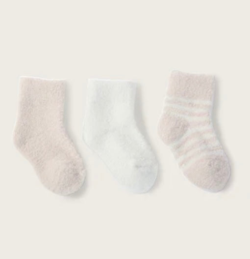 Barefoot Dreams Infant Sock Set of 3