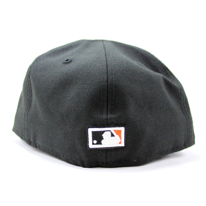 BATTLE OF THE BAY San Francisco Giants 1989 World Series Patch New Era 59Fifty Fitted Hats (BLACK BLUE UNDER BRIM)