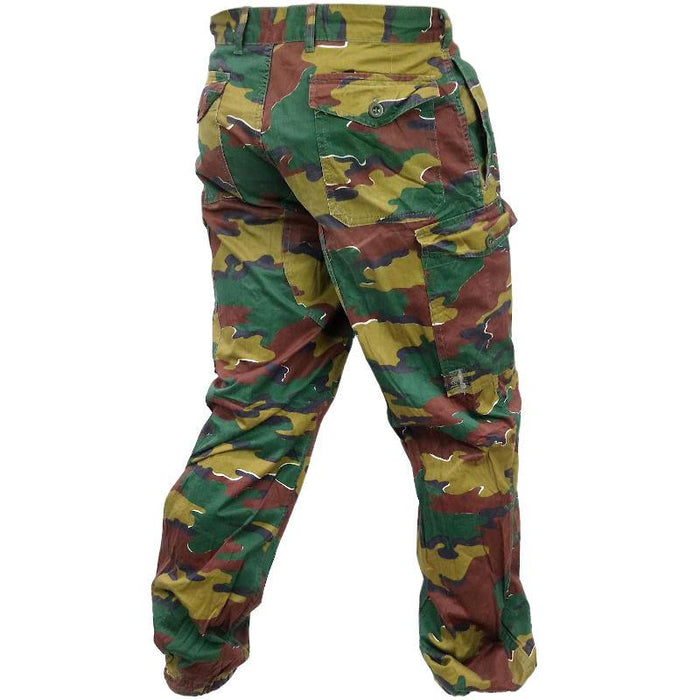 Belgian Army Jigsaw Camo Trousers - Belgian Army Surplus - Combat Trousers