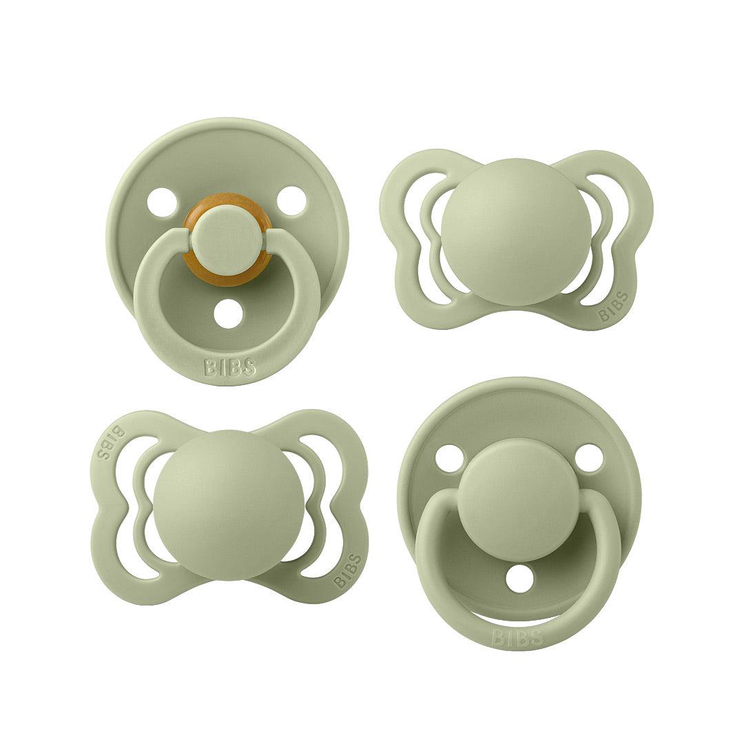 BIBS Try-It Mixed Pacifier Collection - Sage - 4 Pack