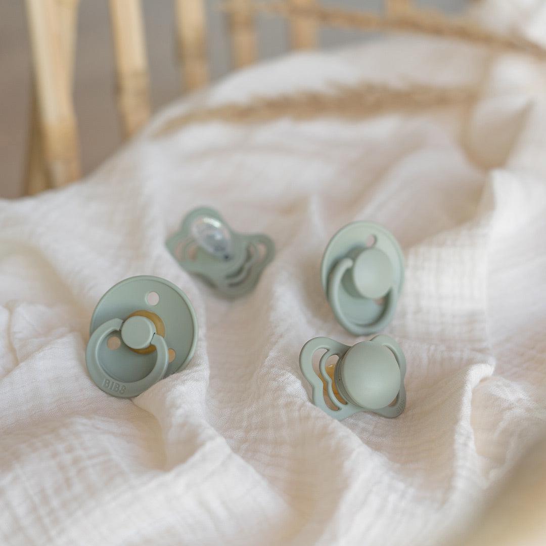 BIBS Try-It Mixed Pacifier Collection - Sage - 4 Pack