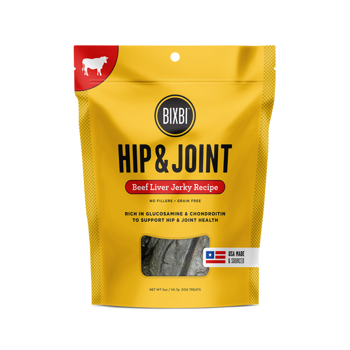 Bixbi Hip & Joint Beef Liver Jerky Dog Treat
