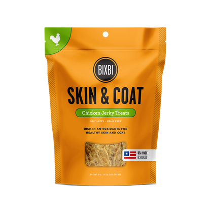 Bixbi Skin & Coat Chicken Jerky Dog Treat