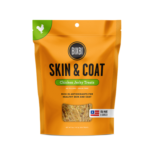 Bixbi Skin & Coat Chicken Jerky Dog Treat