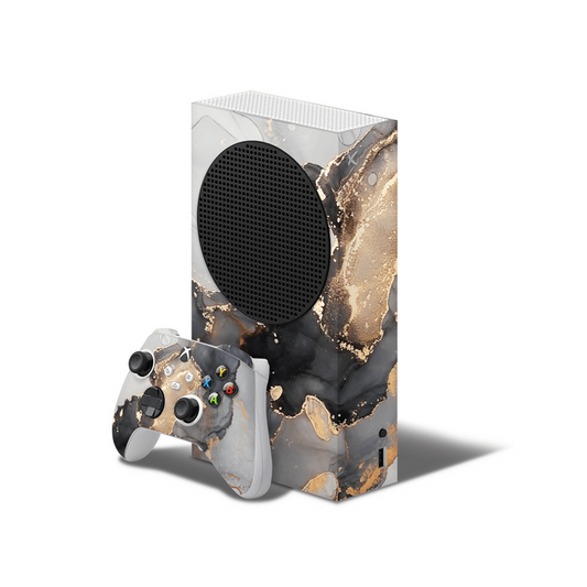Black Marble Xbox Series S Decal Skin