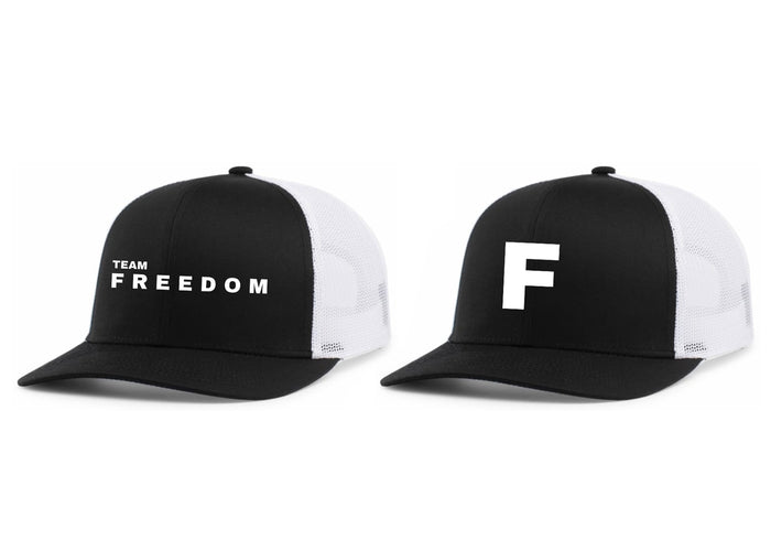 Black/White/Black Freedom Snapback