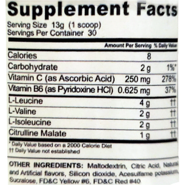Bodyright BCAA + Co-factors 30 Servings
