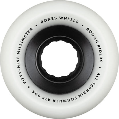 Bones - ATF Rough Rider 80A White Wheel (59mm)