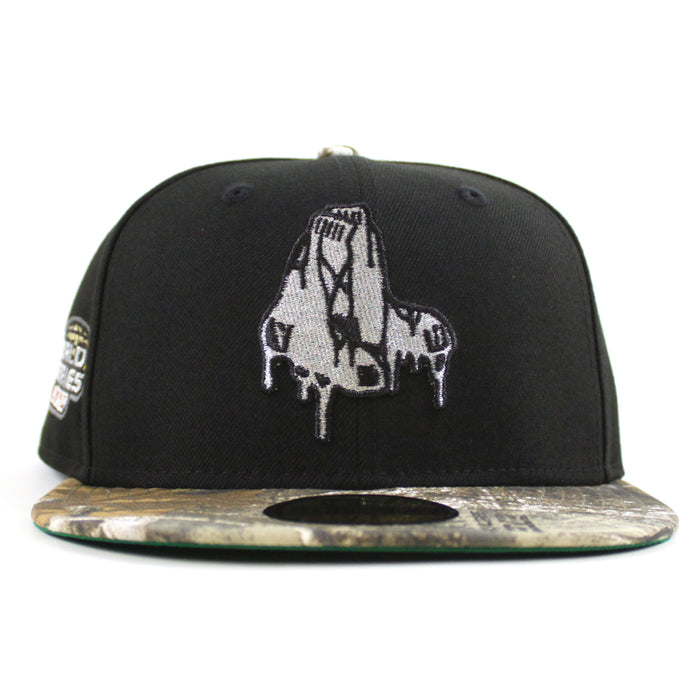 Boston Red Sox 2004 All Star Game New Era 59Fifty Fitted Hat (Black RealTree Camo Green Under Brim)
