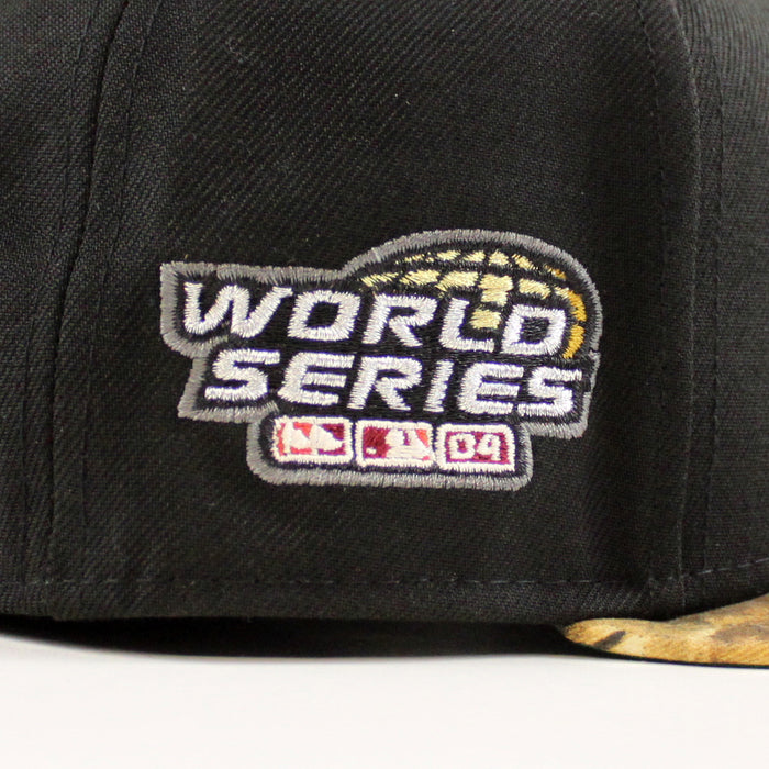 Boston Red Sox 2004 All Star Game New Era 59Fifty Fitted Hat (Black RealTree Camo Green Under Brim)