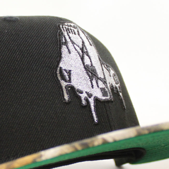 Boston Red Sox 2004 All Star Game New Era 59Fifty Fitted Hat (Black RealTree Camo Green Under Brim)