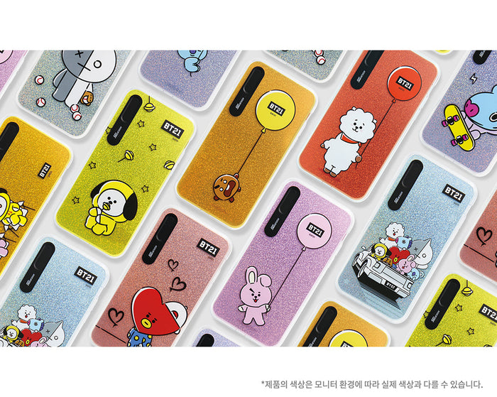 [BT21] HANGING OUT GRAPHIC LIGHT UP CASE (HYBRID) FOR IPHONE