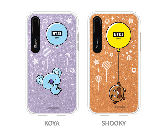 [BT21] HANGING OUT GRAPHIC LIGHT UP CASE (HYBRID) FOR IPHONE